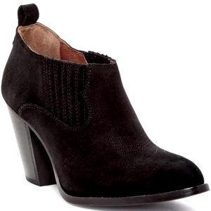 Frye Ilana Shootie Suede Boots. Black. 8.5 M. NWT.